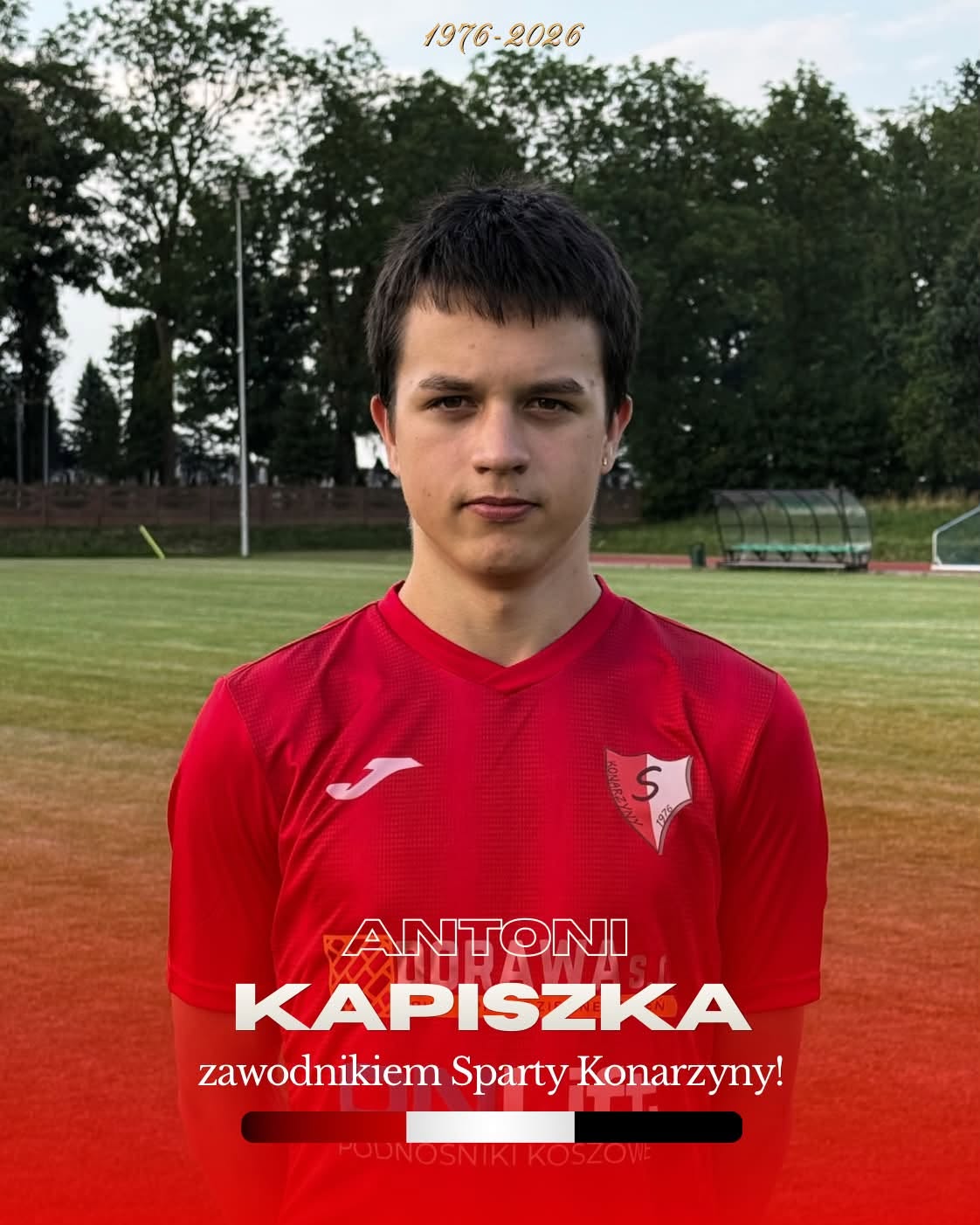 Antoni Kapiszka zawodnikiem Sparty Konarzyny!