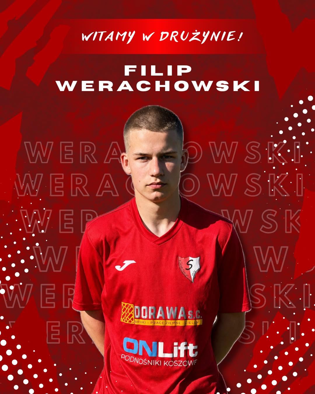 Filip Werachowski zawodnikiem Sparty Konarzyny!